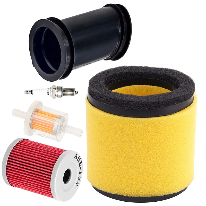 Motorcycle  Air Filter & Oil Filter & Fuel Filter & Spark Plug 11*11*10 CM For Arctic Cat 250 300 2x4 4x4 0470-421 0470-355 image 2