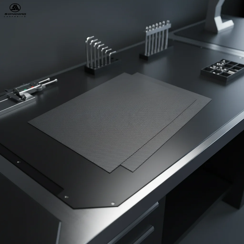 

3K Twill Matte Carbon Fiber Sheet Anti-UV Lightweight CNC Custom Panel for Aircraft Aerospace OEM Wholesale Parts