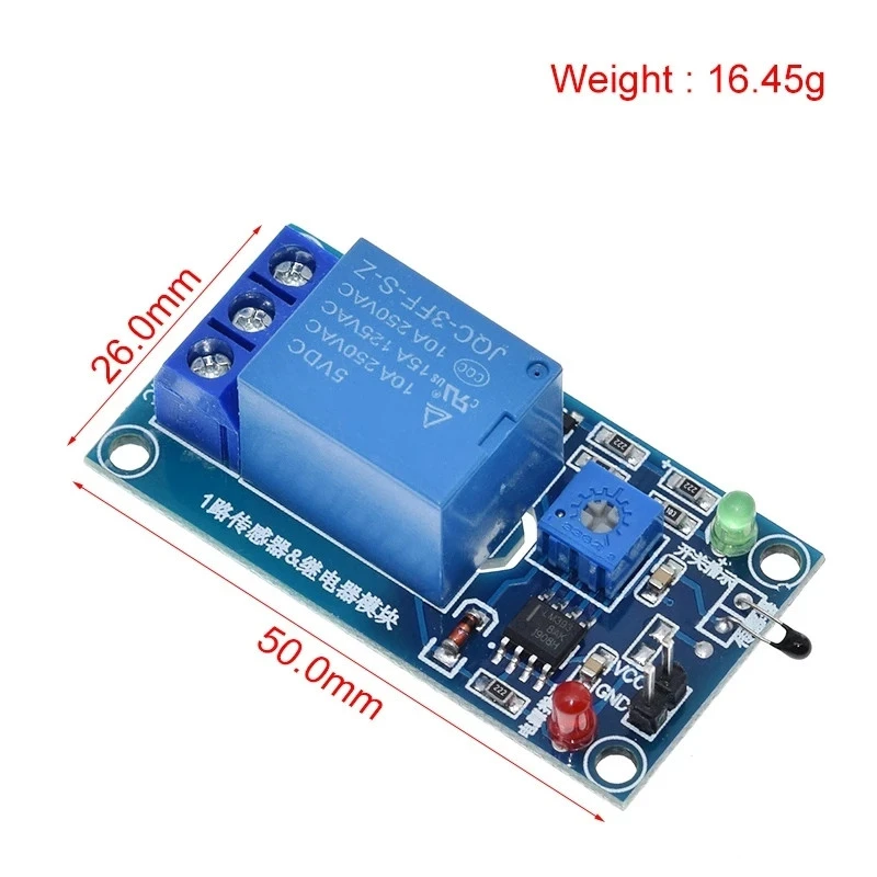 Imagem -05 - Sensor de Temperatura Dois em um Interruptor de Controle de Temperatura Módulo de Detecção de Termistor