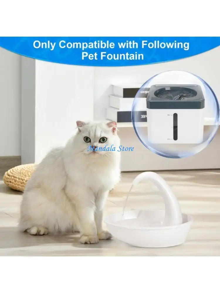 

U2JC Pack of 3 Replacement Filters Keep Water Clean Double Filtration Round