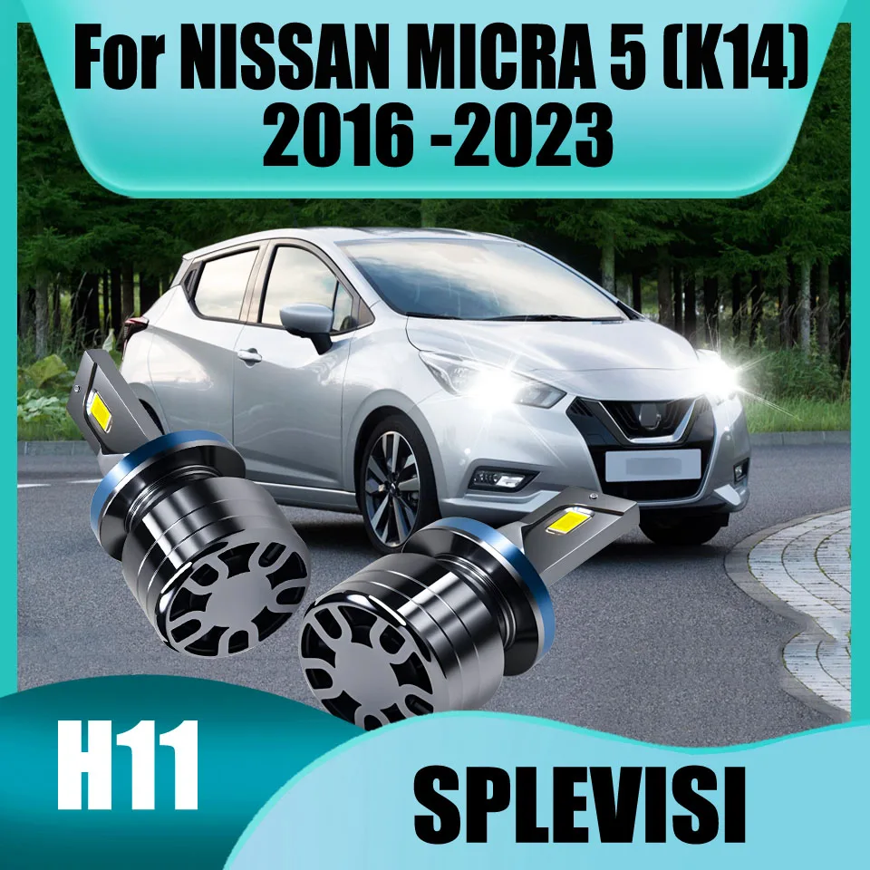 

Ultra-White Headlight Bulbs - Matches Factory Connectors for NISSAN MICRA 5 (K14) 2016-2023 2017 2018 2019 2020 2021 2022