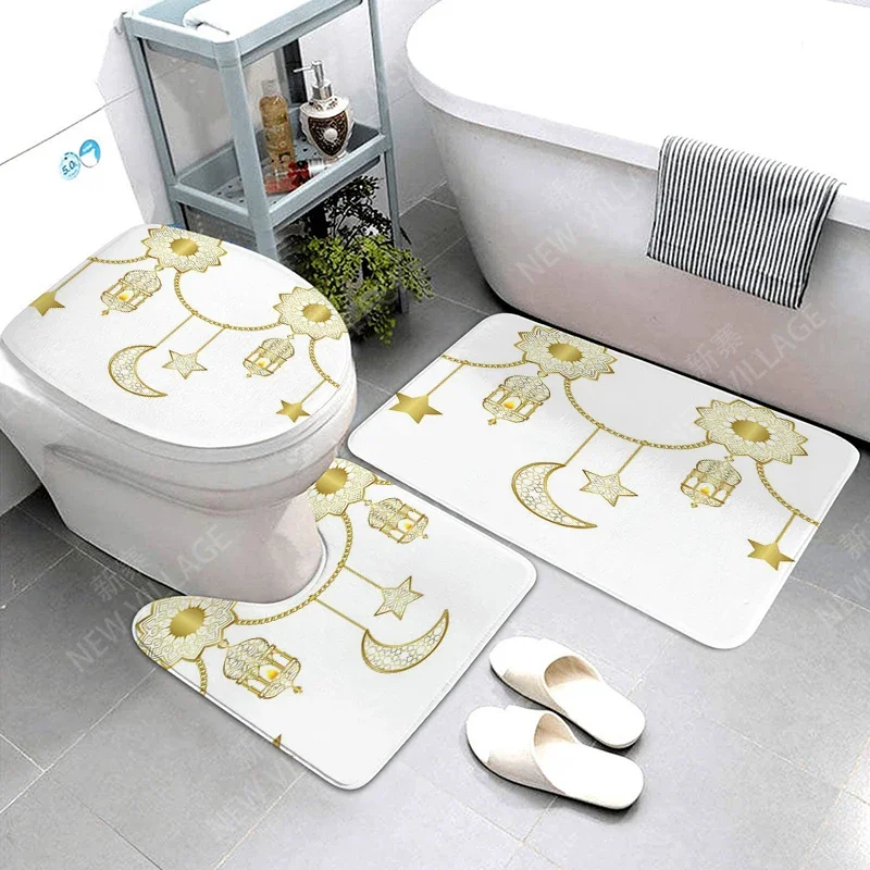 home bathroom floor mats Bath Foot mat modern Castle Magic and Moon bathroom accessories rug Toilet mat Bathtub anti-slip carpet