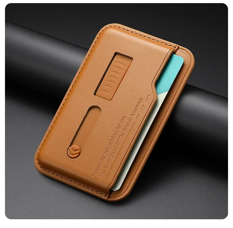 Starker magnetischer Kartenhalter mit Fächern für Magsafe Apple iPhone 17 16 15 14 18 Pro Max mit Kartenhalter, Fingerring und Handgelenkschlaufe – Detail 6