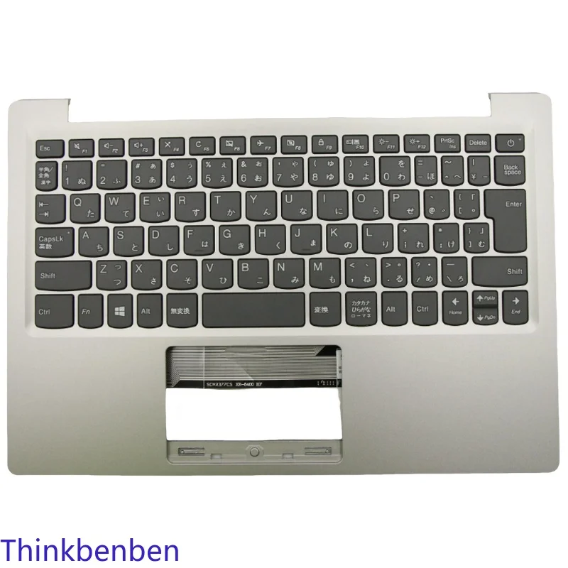 JP Japanese Mineral Gray Keyboard Upper Case Palmrest Shell Cover For Lenovo Ideapad S130 11 130S 11IGM 120S 11IAP  5CB0P98305