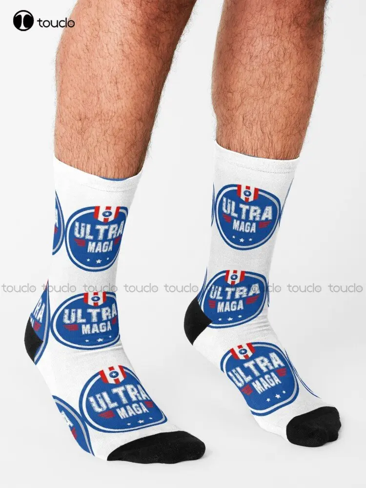 Ultra Maga Socks Colorful Socks Personalized Custom Unisex Adult Teen Youth Socks 360° Digital Print Custom Gift New Popular