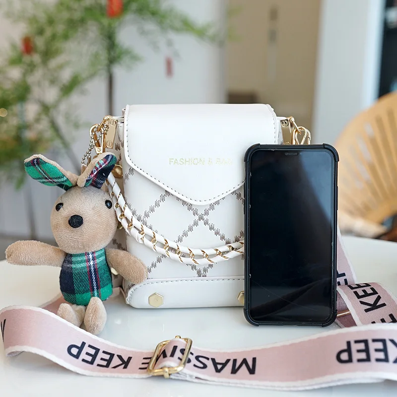 Cute Mini Quality Selected Women's Shoulder Crossbody Bag, Mobile Phone Change Storage Small Square Bag