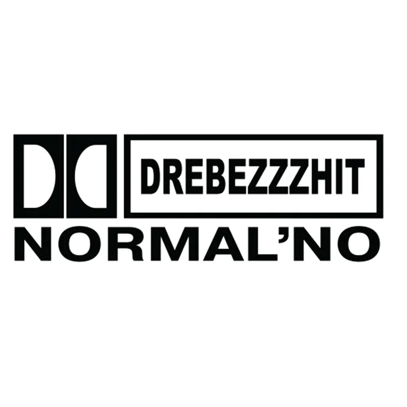 

Drebezzzhit Normalno Funny Decals High Quality Car Decoration Personality Pvc Waterproof Decals Black/white, 29cm*10cm