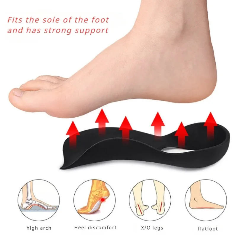 Orthopedic Insoles for Flat Feet Arch insole Walking Pad Arch Support Shock-absorbing Pressure-relieving Walking Foot Care