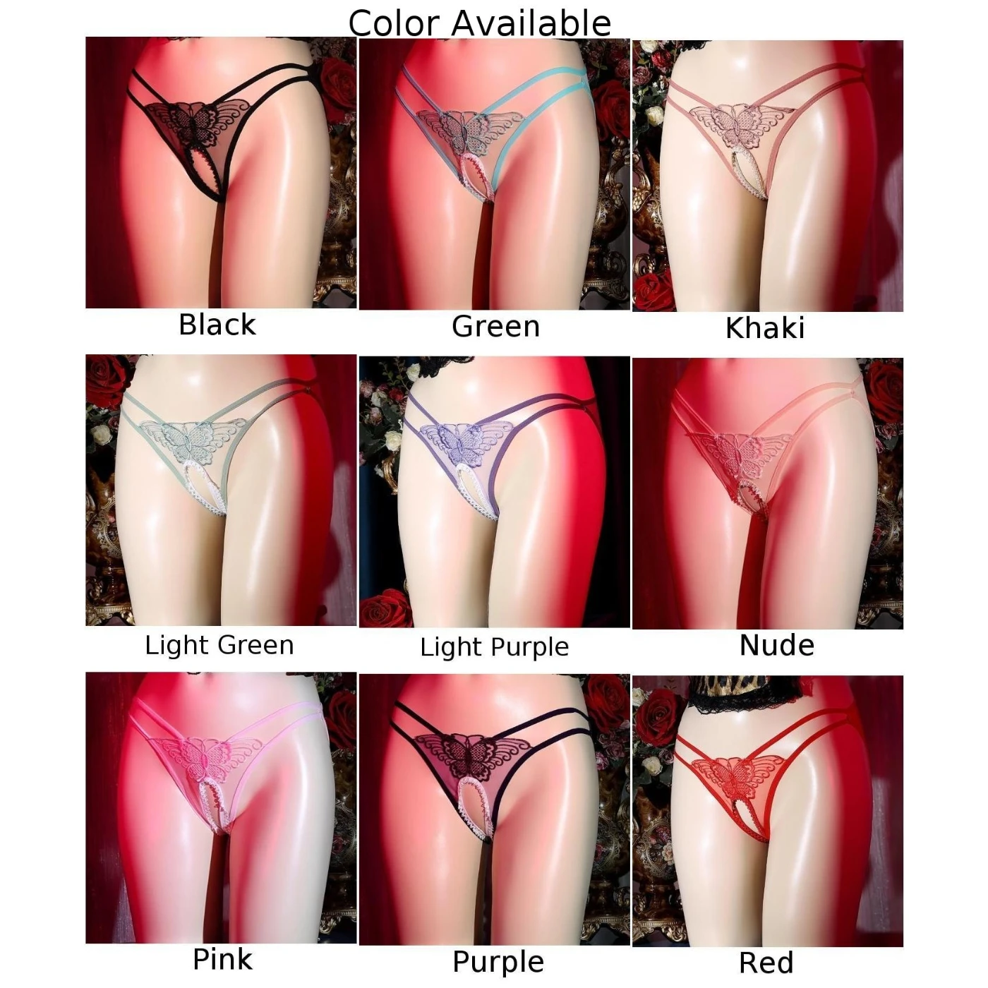 Men Women Sexy Open Crotch G String Lingerie Lace Sheer Sissy Gay Briefs Unisex Open File Panties See Through Sex Love Underwear