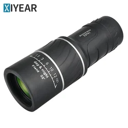 16x52 Monocular Binoculars Dual Focal Length Optical Zoom Binoculars for Birdwatching/Wildlife/Hunting/Camping/Hiking/Traveling