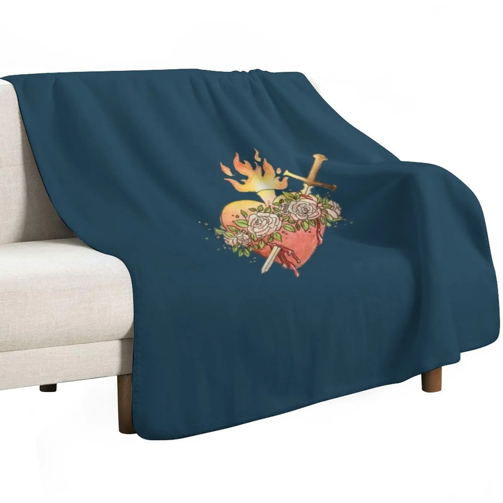 Immaculate Heart of Mary Throw Blanket Soft Big Luxury Throw manga anime Weighted for sofa Blankets