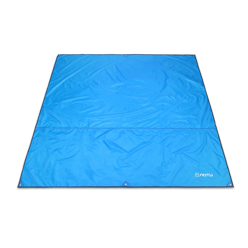 

Пляжное одеяло, водонепроницаемый коврик для кемпинга, уличный лист, моющийся, многоразовый, легкий, для пикника, навес, брезент, синий S