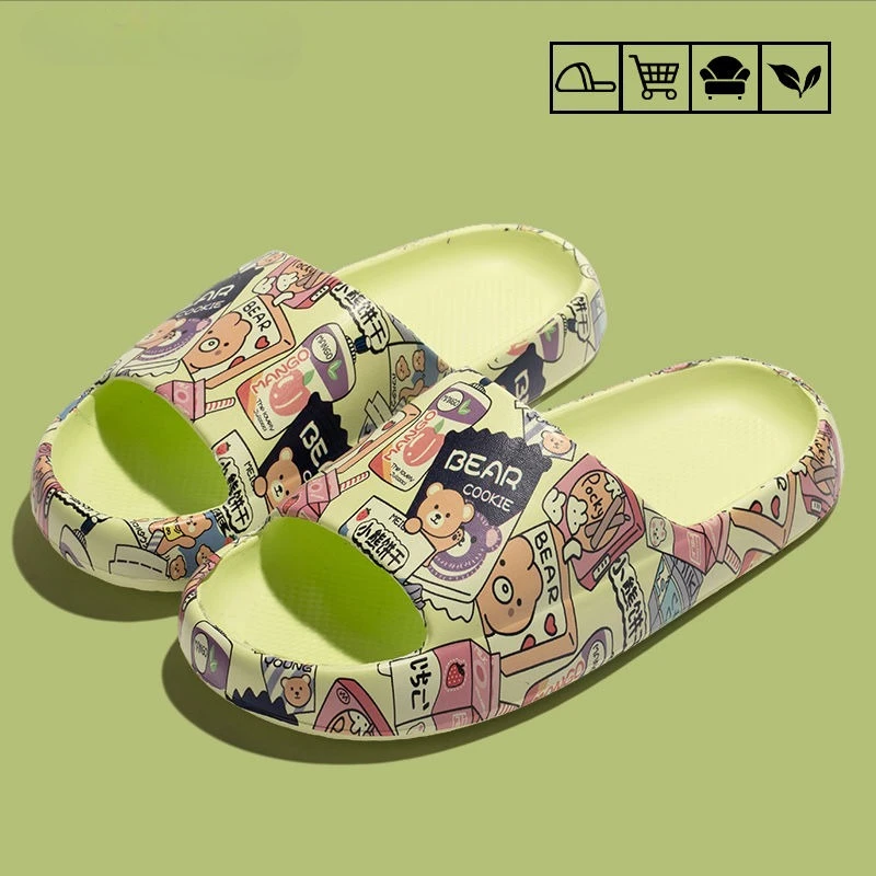 

Slippers outdoor cute deodorant beach simple versatile girl light super soft Korean version going out