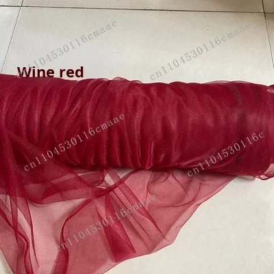 Wedding European polyester tulle curtains, chair back and ceiling decoration organza