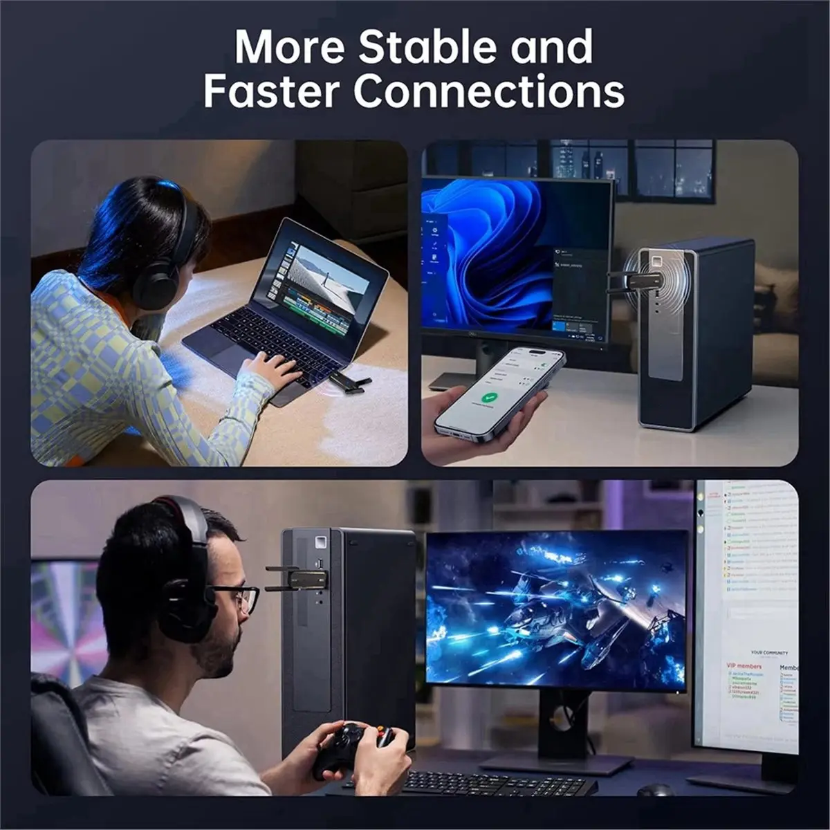 

(A26M) USB WiFi 6 AX1800 USB 3.0 адаптер, двухдиапазонный приемник 2.4G/5Ghz, беспроводная сетевая карта Wi-Fi для ПК, ноутбуков, Windows 10/11