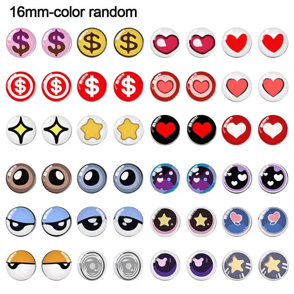 

20pcs/10pairs New 6mm-20mm Eyes Crafts Eyes Crystal Plastic Puppet Crystal Eyes Glitter Crystal Eyes DIY Doll Accessories
