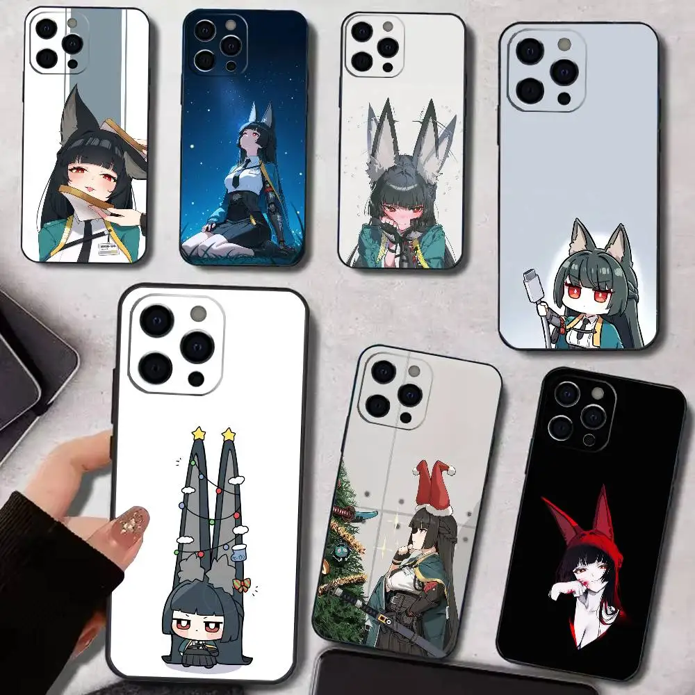 

M-Miyabi Hoshimi Phone Case Silicone Soft For IPhone 17 16 15 14 13 12 11 X XR Plus Pro Max Plus