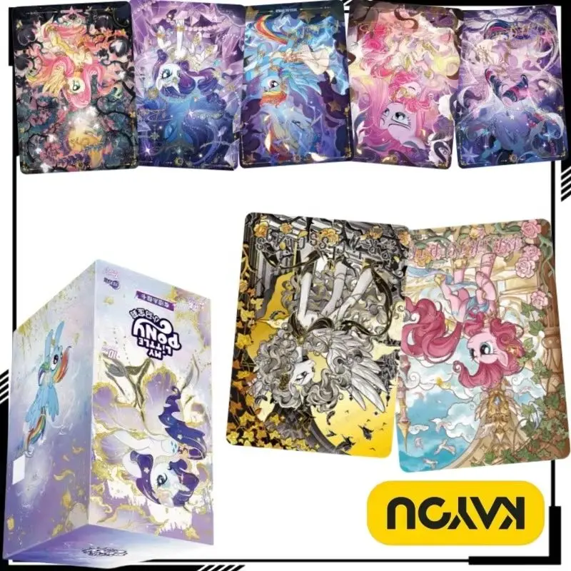 Tarjeta Coleccionable Oficial de My Little Pony de KAYOU, Tarjeta de Pinkie Pie, Paquete Luna Serie 11, Mercancía de Anime, Regalo Navideño, Juguete de Moda
