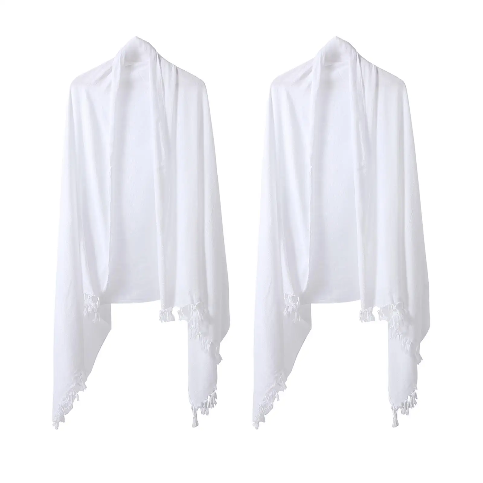 2pcs Muslim Hajj Towel Elegant Soft Breathable Lightweight Hajj Ehram Gift Suitable for Any Season Every Outfit Any Occasion