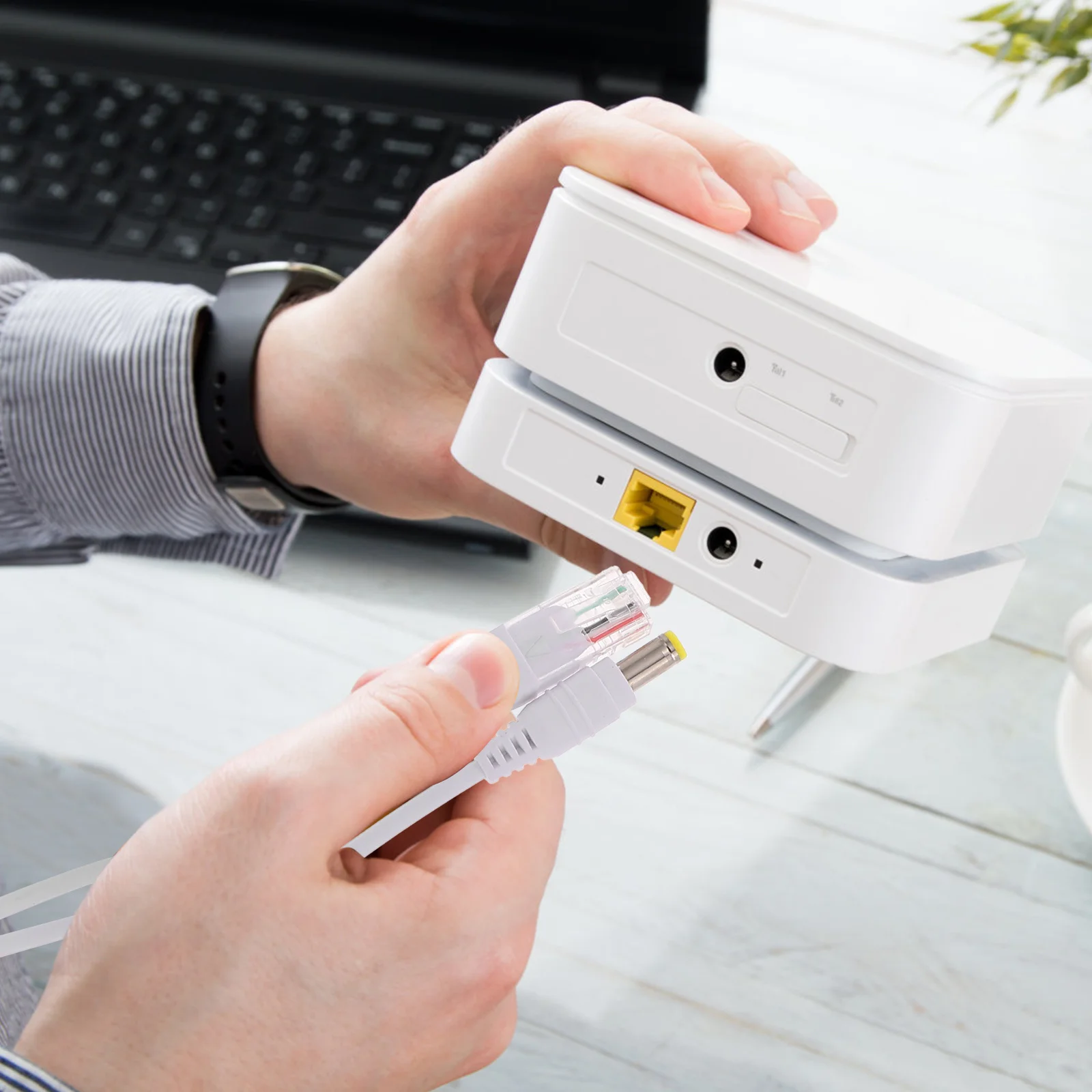 

8Pcs Splitter Line High Precision Reliable 12V Power for Security Camera Monitoring Network Devices Splitter Adapter