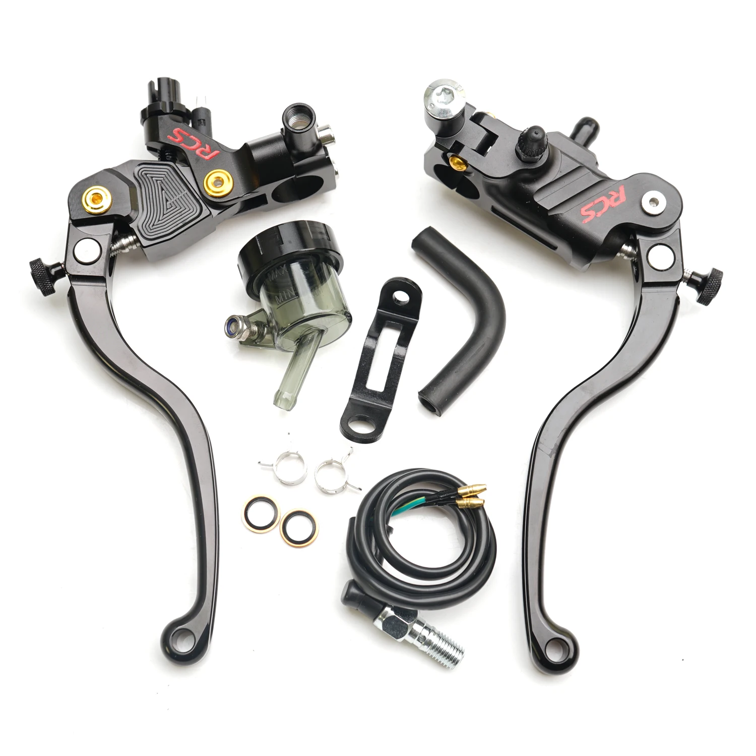 17.5rcs perch line clutch brake master cylinder lever 22mm universal 19mm piston for racing street bike honda yamaha kawasaki