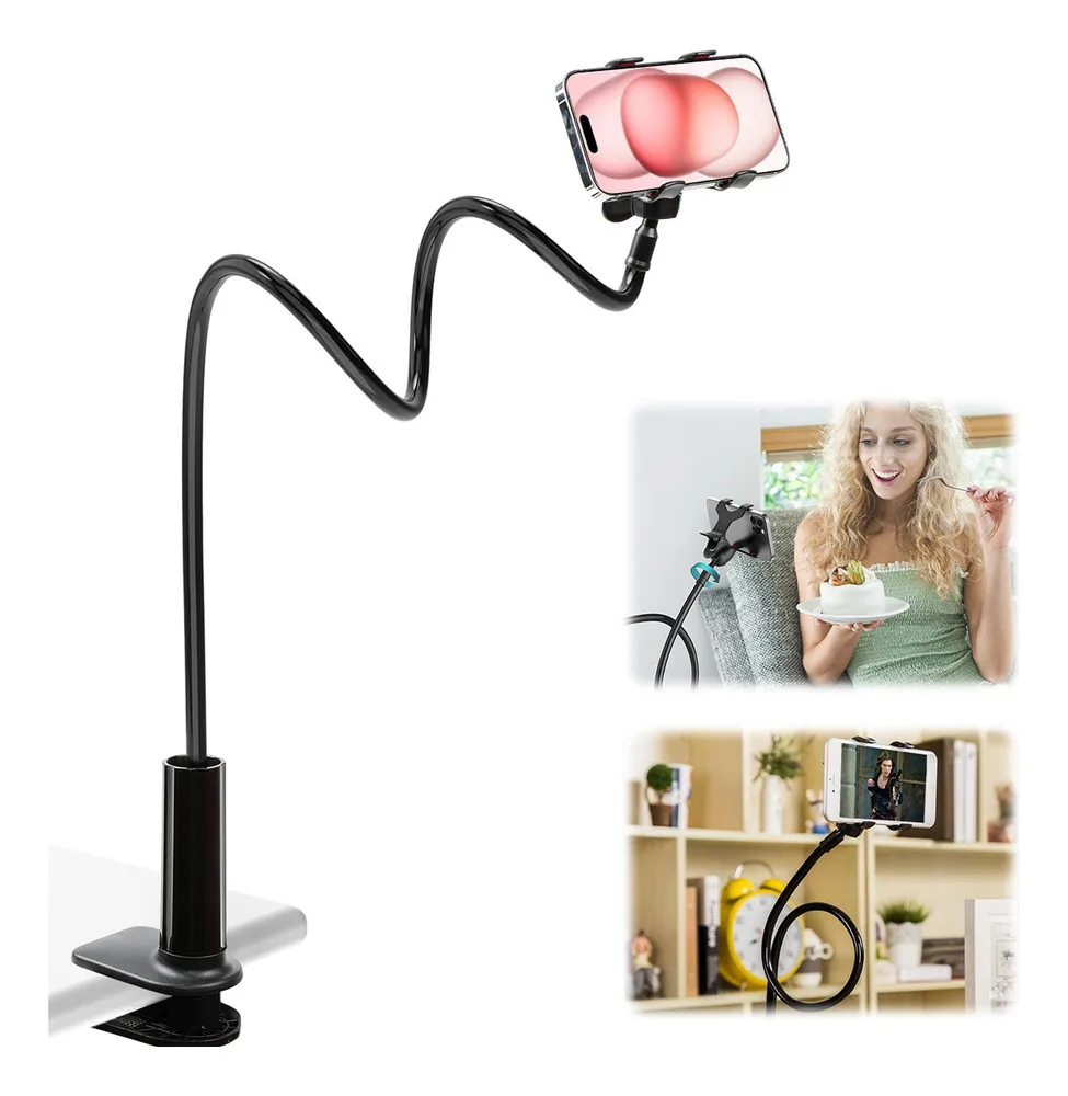 

Держатель для мобильного телефона на гибкой стойке, держатель для телефона на гибкой стойке, настольное гибкое крепление для телефона с длинной ручкой, ленивый кронштейн для iPhone Xiaomi Samsung