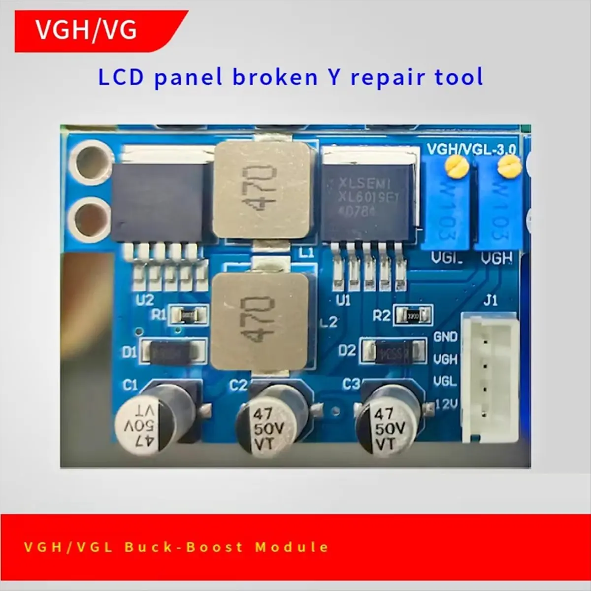 Super Sale VGH VGL DC Module with Cable Repair LCD Panel Broken Y Color Abnormal Horizontal Line Replacement Parts