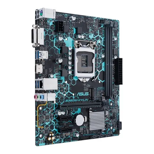 Imagem -02 - Motherboard Lga 1151 Suporte Intel B360 I38100 9100f 9400f 8700 8400 9900 9300 G5500 Cpu Ddr4 32g Micro Atx Asus-b360m-kylin