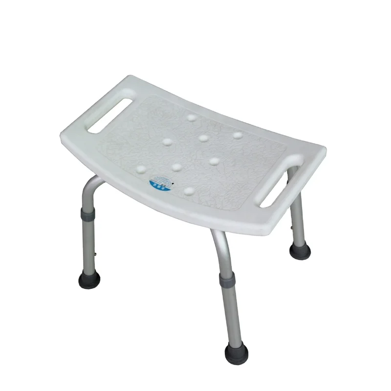 Shower Stool Adjustable in Height Shower Chair Anti Slip Lightweight Bath Chair