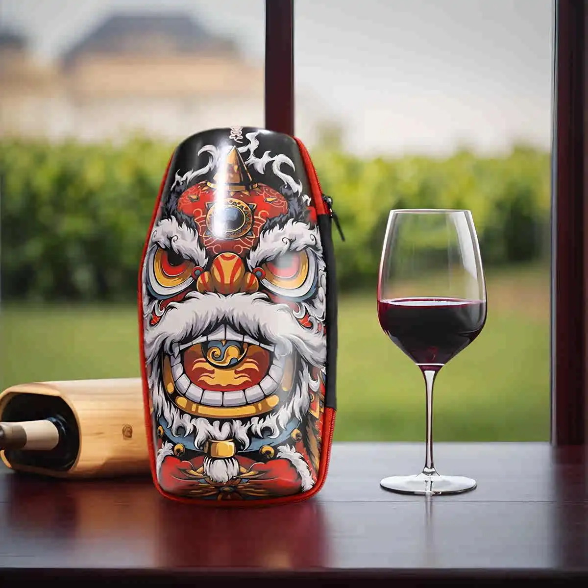 

Wine Glass Carrying Case, Portable Shockproof Stemware Carrier, Travel Wine Glass Protector, Outdoor Glassware Storage Bag