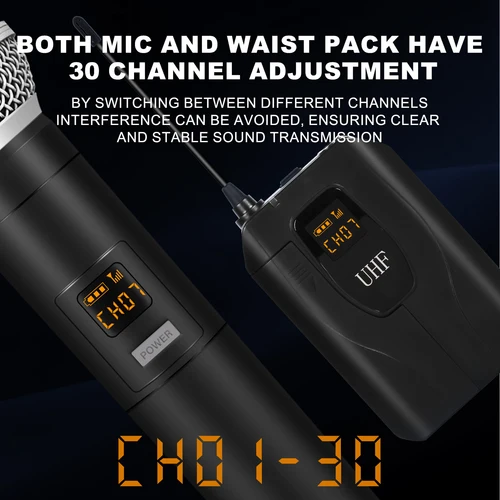 Imagen 2 del producto Interfaz 3XLR Diadema Riñonera Micrófono Equipo de audio profesional para actuaciones en vivo y grabaciones