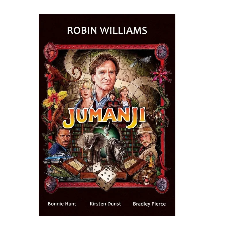 6Style Choose Jumanji Movie, Print Art Canvas Poster, For Living Room Decor, Home Wall Picture