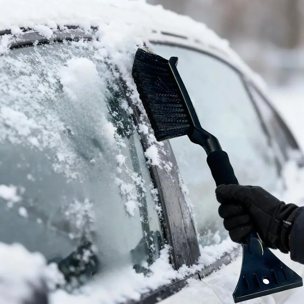 

2-в-1 автомобильный скребок для снега и скребок для льда, автомобильный скребок для снега, эргономичная пенопластовая ручка, скребок для льда, снегоочиститель для автомобиля, внедорожника