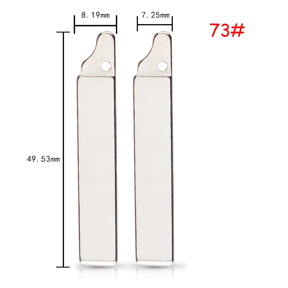 

NE73 VA2 HU83 KD Лезвие дистанционного ключа # 53 54 58 72 73 Для Peugeot 307 Для Citroen C3 C4 Для Renault Megan Dacia Clio Duster 10 шт.