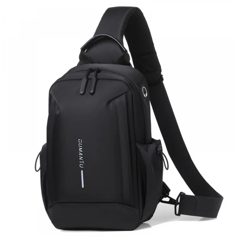 -border Fashion shoulder bag men's bag fashion Travel Messenger bag simple commute large capacity chest bag