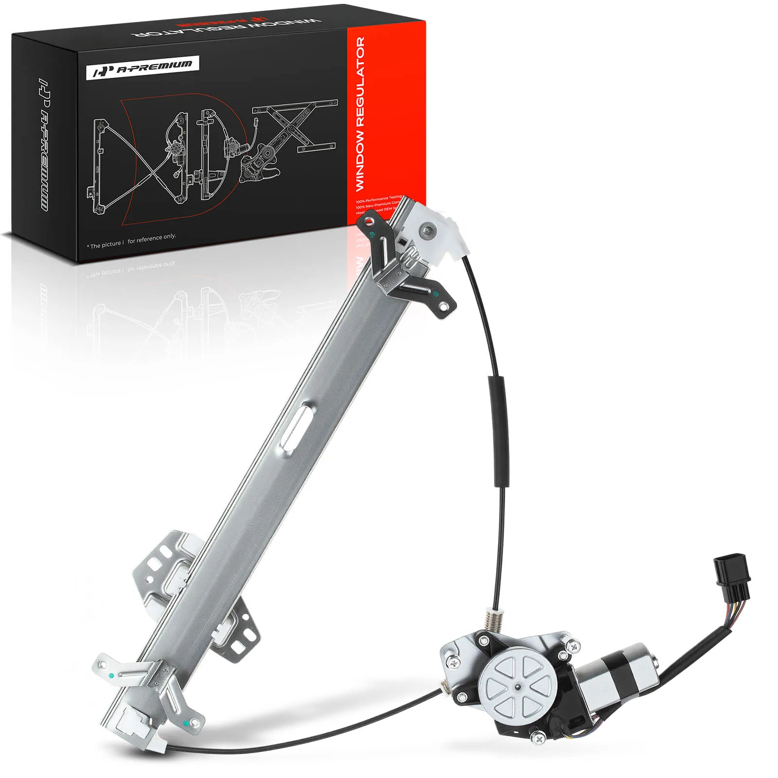 A-Premium Front Driver Side Window Regulator with Motor 6 pins for Acura TSX 2004-2008