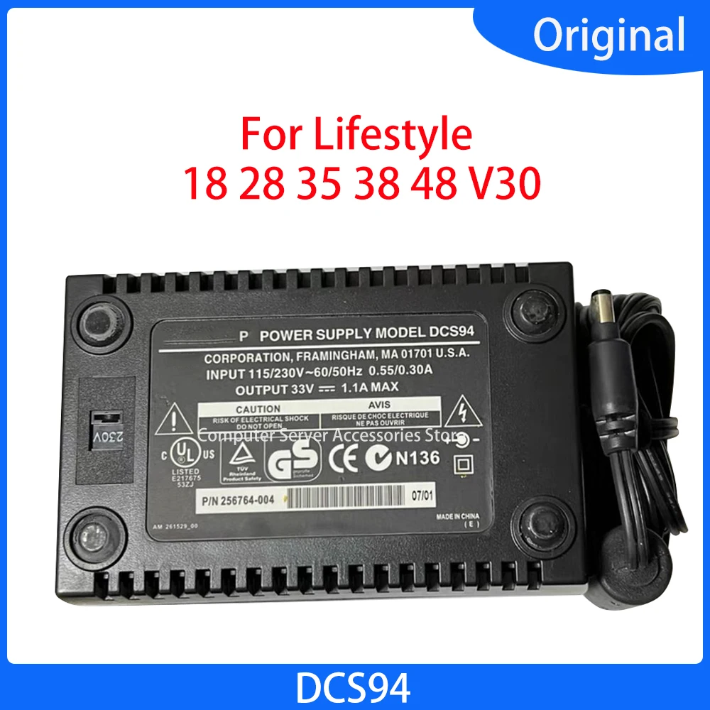 

Original Power Supply DCS94 33V 1.1A AC Adapter for Lifestyle 18 28 35 38 48 V30 Host Charger 33V1.1A 110v-230v 01701