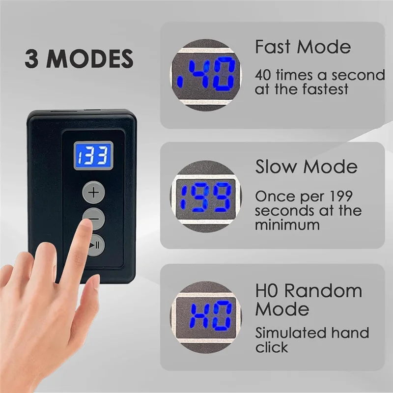 【58% OFF】For Games, For Live Broadcast, Reward Compatible Auto Clicker, Screen Device, Simulated Finger Clicking, Adjustable Spe