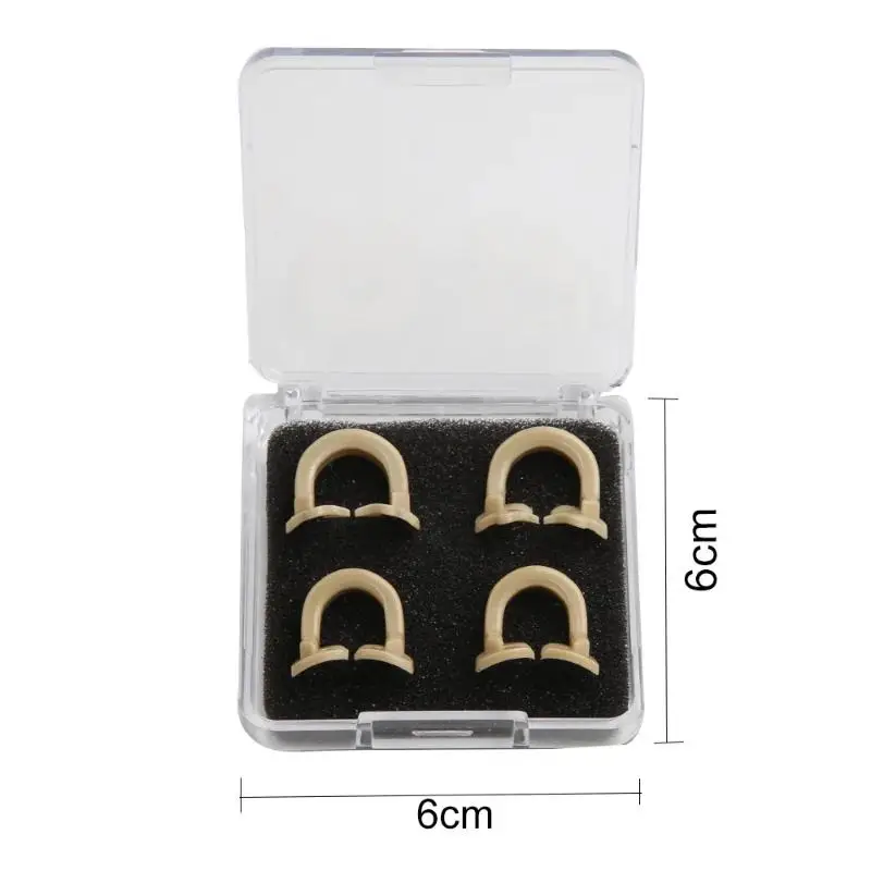 Hochwertige 4 Stück/Box Dental-Damclips, Harzbarriere-Klammern, Gummi-Sektionalmatrixband, Molarenclips, Dental-Gummidam-Clips – Detail 7