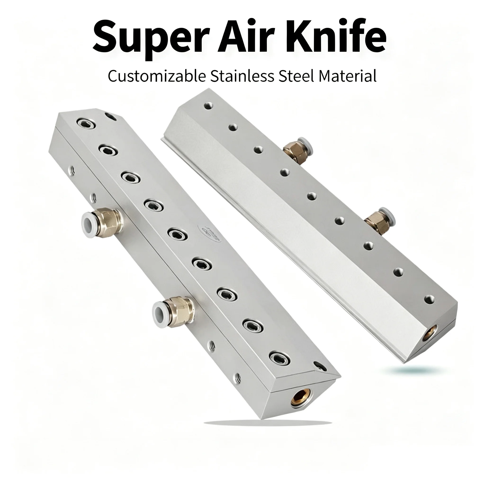 30-700mm Industrial Blower-powered Air Knife Nozzle,  Knife, Super Air Knife, Compressed  Aluminum Alloy Air Gun