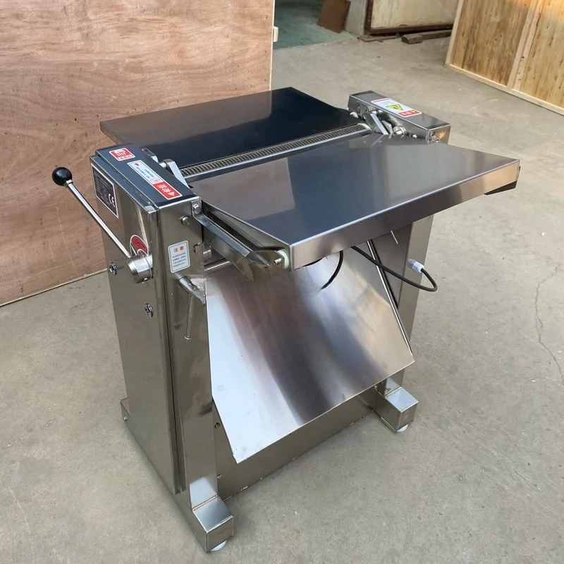 Electric Pig Skin Meat Slicer Multifunctional Commercial Lamb Beef Degreasing Slicer