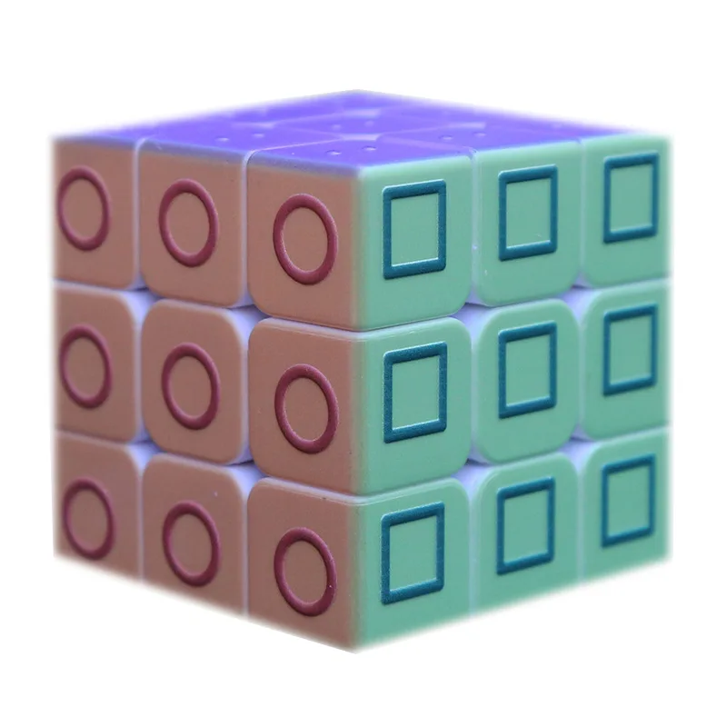 3D Relief Sculpture For Blind 3x3x3 Speed Cubo Braille Finger Rotation Cubes Magicos Educational Fidget Toys