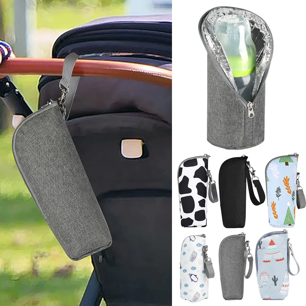 Insulated Baby Bottle Cooler Tote Bags Breastmilk Cooler Thermal Portable Waterproof Warmer Bag for Nursing Mom Daycare Travel