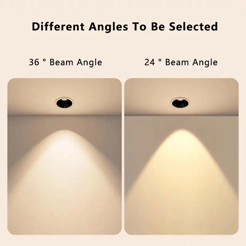 LEDVANCE LED Downlight Round Recessed Lamp 7W 9W 220V 3000K 4000K White 24° 36° Ceiling Lamp Spot Light For Home Illumination