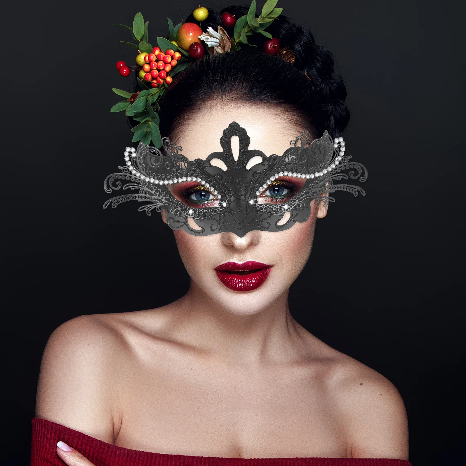 

Butterfly Mask Masquerade Party Prop Halloween Costume Carnival Cosplay Accessories Women Elegant Glasses