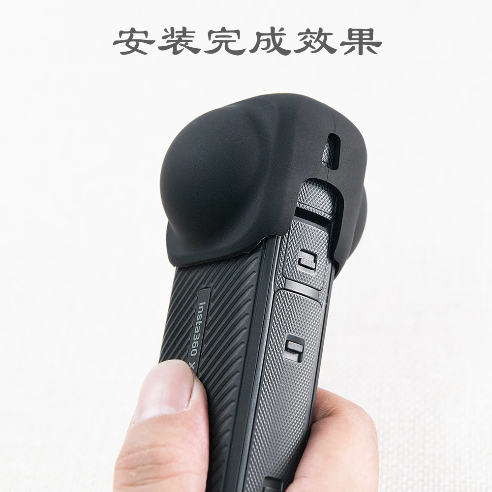 실리콘 렌즈 보호 커버, Insta360 X4 파노라마 렌즈 캡, 낙하 방지 방진 케이스, 스포츠 카메라 액세서리