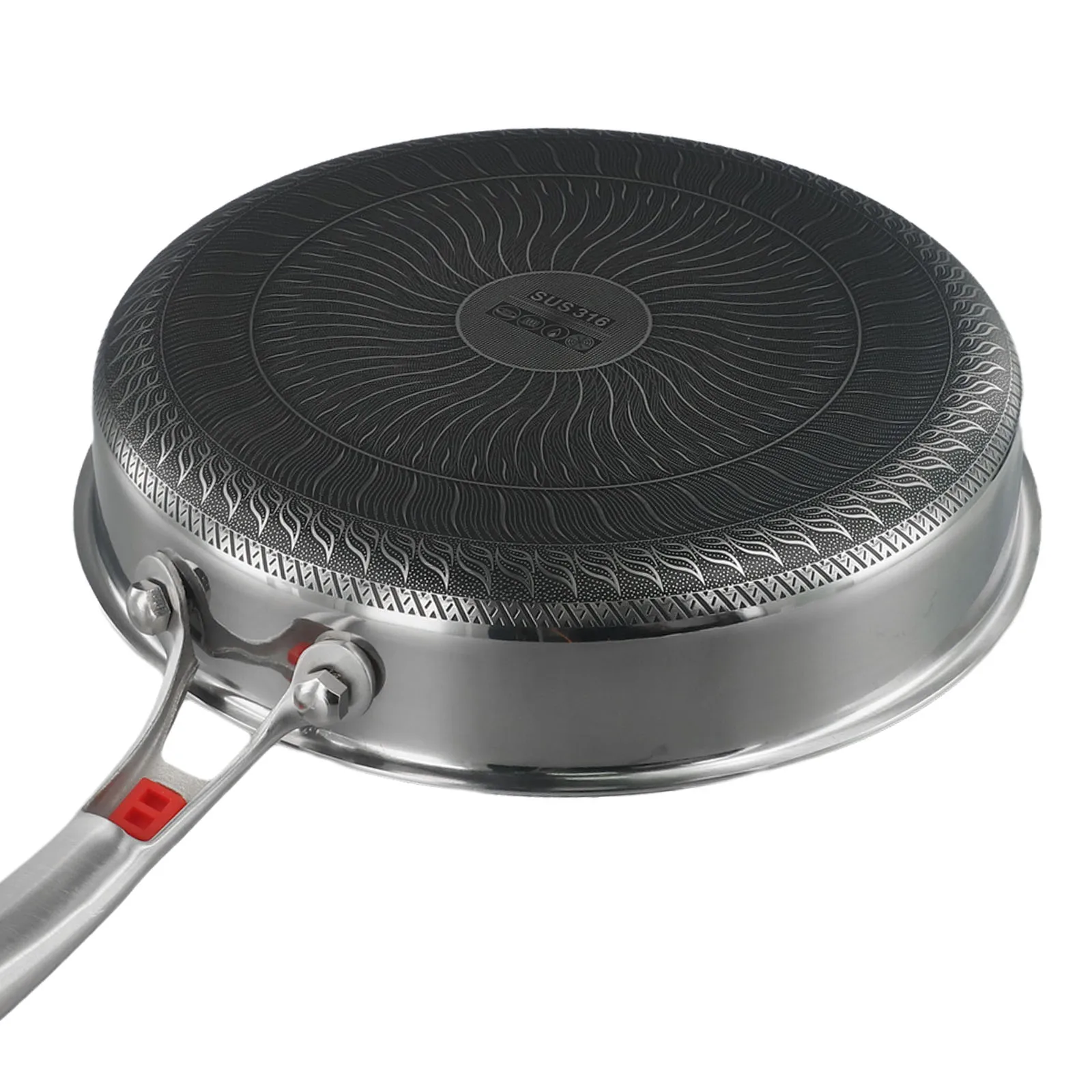 Stainless Steel Frying Pan Home Kitchen Texture Thicken Stoves Cooker Craftsmanship Gas Induction Long Lasting