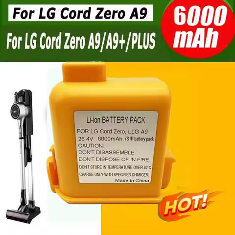 🎁25.2V EAC63382204 Lithium Ion Battery For LG Cordzero A9 Cordless Vacuum A9+ A9Plus A9M A9MASTER2X A9MULT12X A9PETNBED A9MULTI