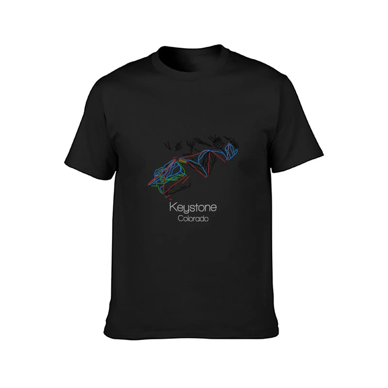 Keystone Colorado Tail Map Ski Snowboard Colorado| Mountain T-Shirt customizeds aesthetic clothes graphics mens t shirt graphic