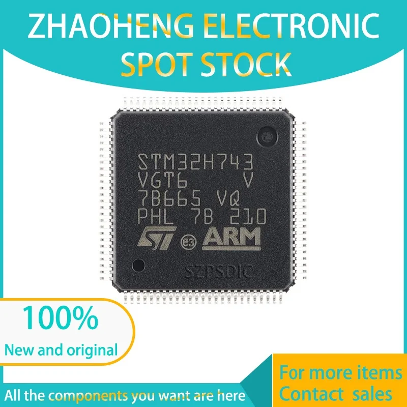 

STM32H743VGT6 IC MCU 32BIT 1MB FLASH 100LQFP SZPSDIC 100% новый оригинальный чип на складе